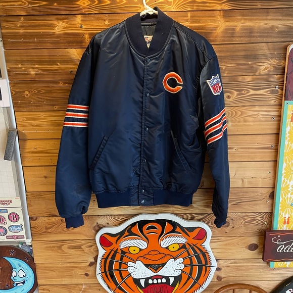 Jackets & Coats Vintage Chicago Bears Coat Xl Poshmark